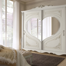 LADY D ART 724-S2 CUORE FIN BIANCO ANTIQUARIATO